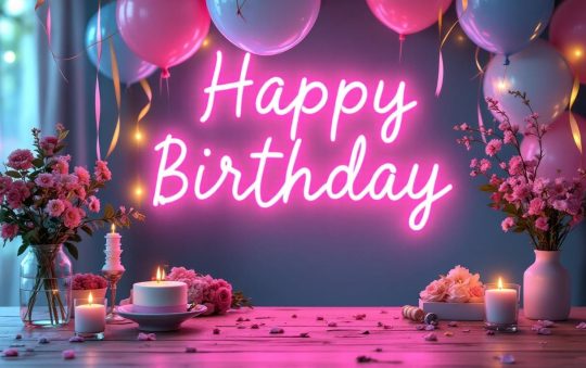 Le néon : l’accessoire phare pour un anniversaire instagrammable